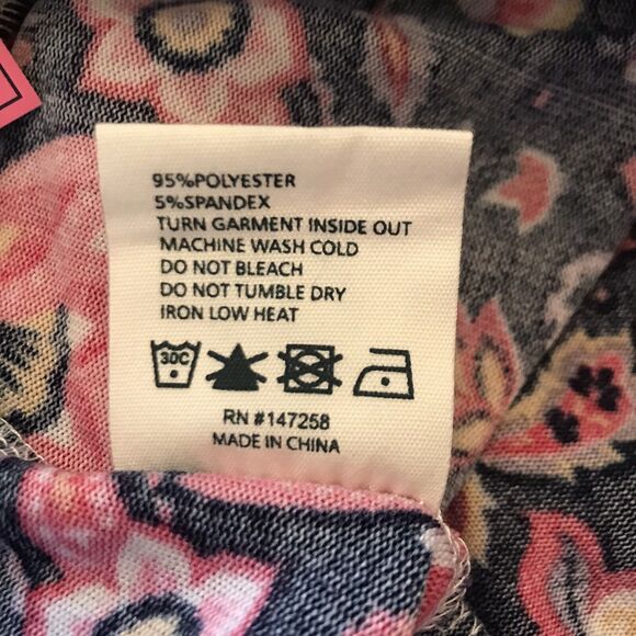 NWT Simply Southern Bloom Paisley Fleece Pajama Pants Size Large - Picture 11 of 11